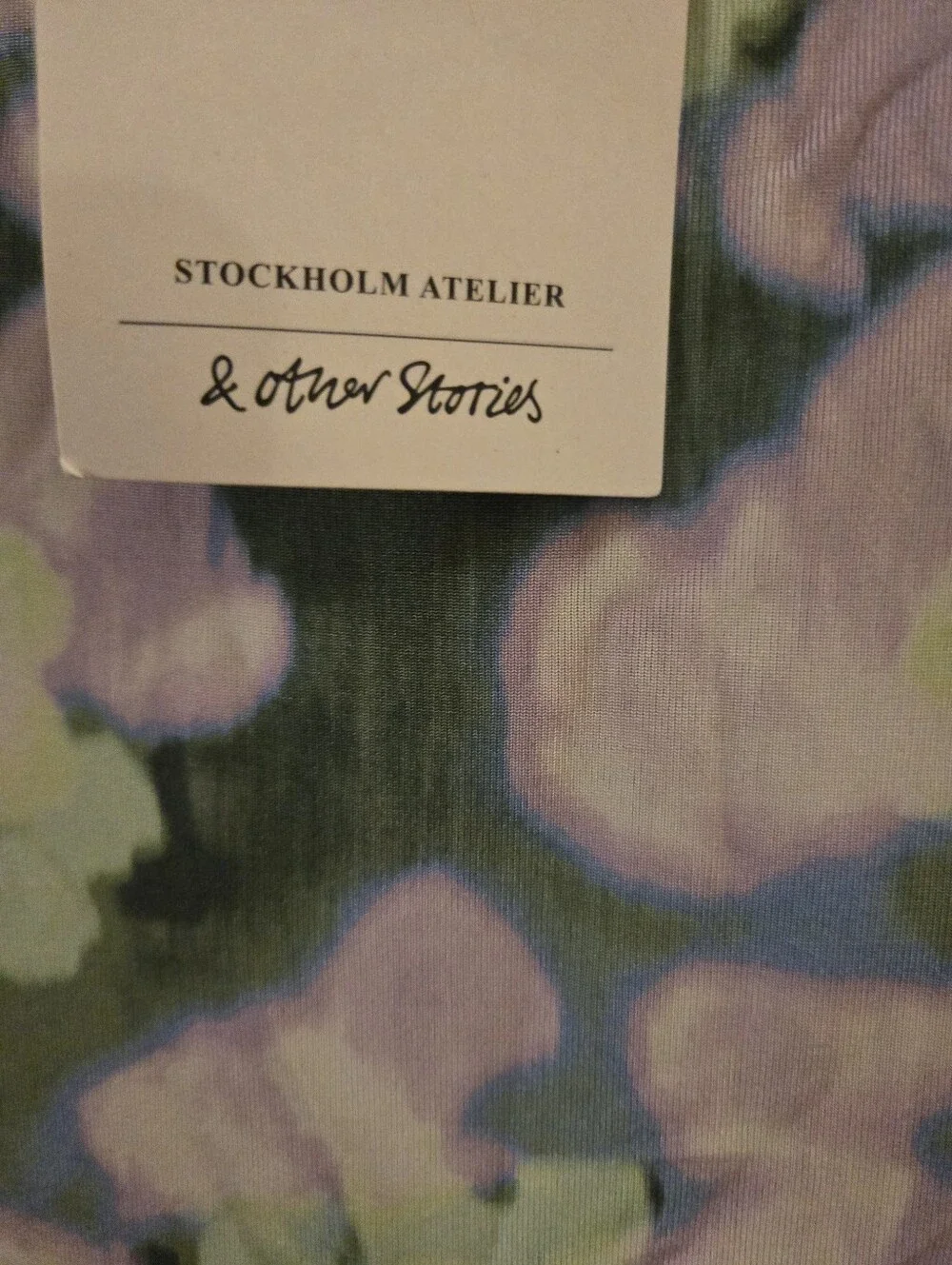 NWT Stockholm Atelier & Other Stories Lilac Printed Midi Skirt (M)